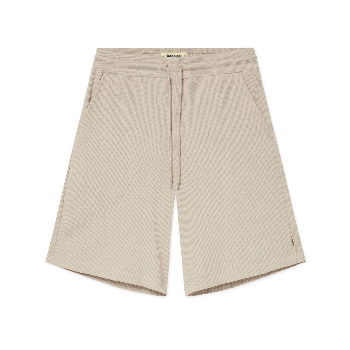 Woodbird Mens WBBen Waffel Shorts Bruin
