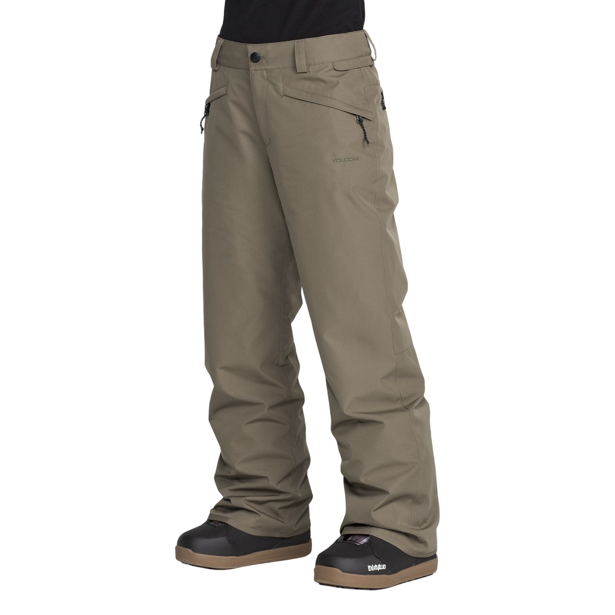 Volcom Womens Coldfront Ins Baggy Pant Marron | Tek Teak