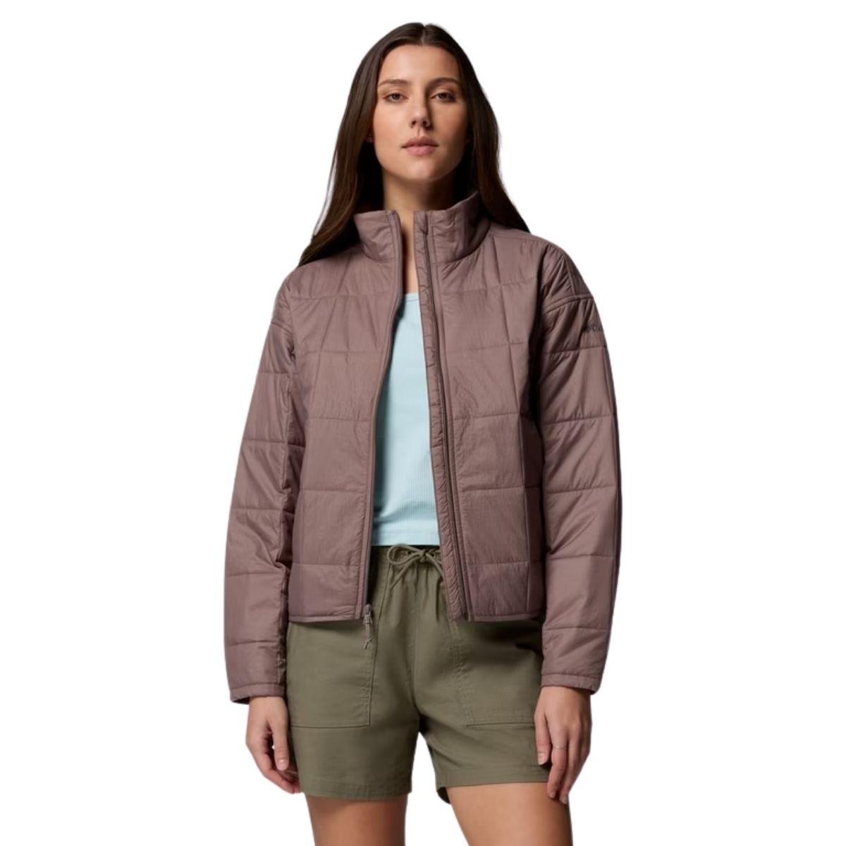 Columbia Womens Sienna Hill Quilted Jacket Marron | 254 Iron