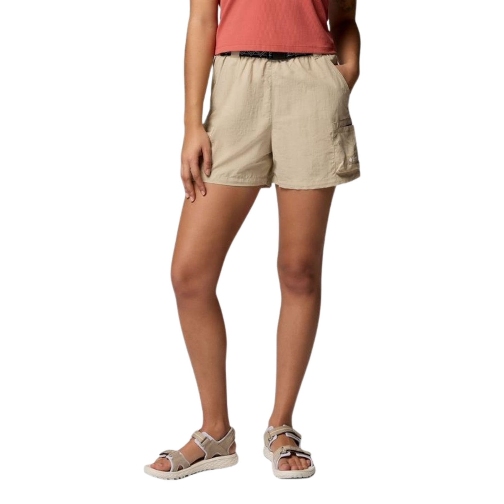 Columbia Mens Sequoia Grove Woven Short 9 Beige