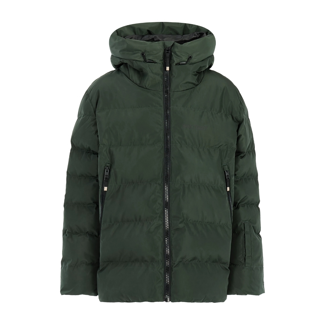 Protest Boys Prtdillon Jr Snowjacket Groen