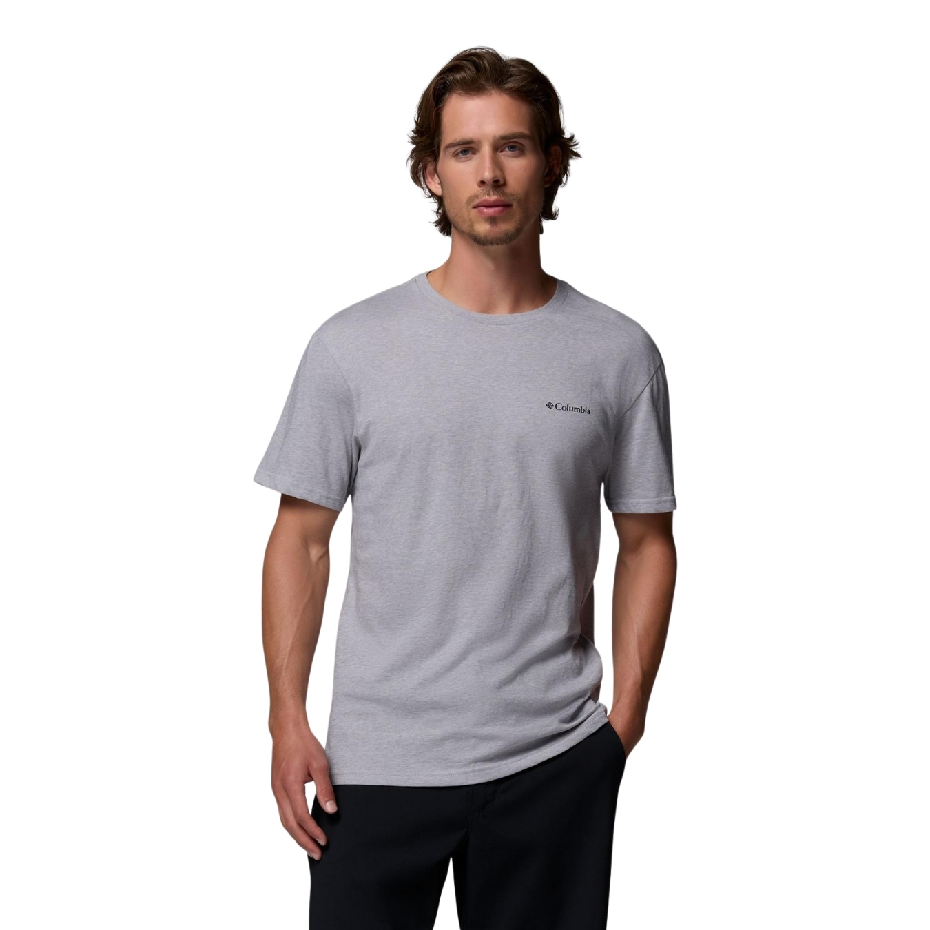 Columbia Mens CSC Basic Logo Short Sleeve Grijs