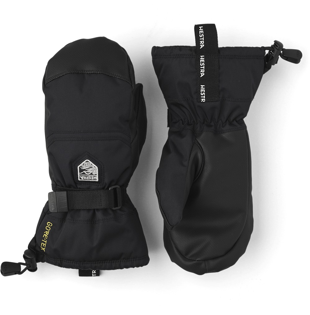 Hestra Gore Tex Gauntlet Jr Mitt Zwart