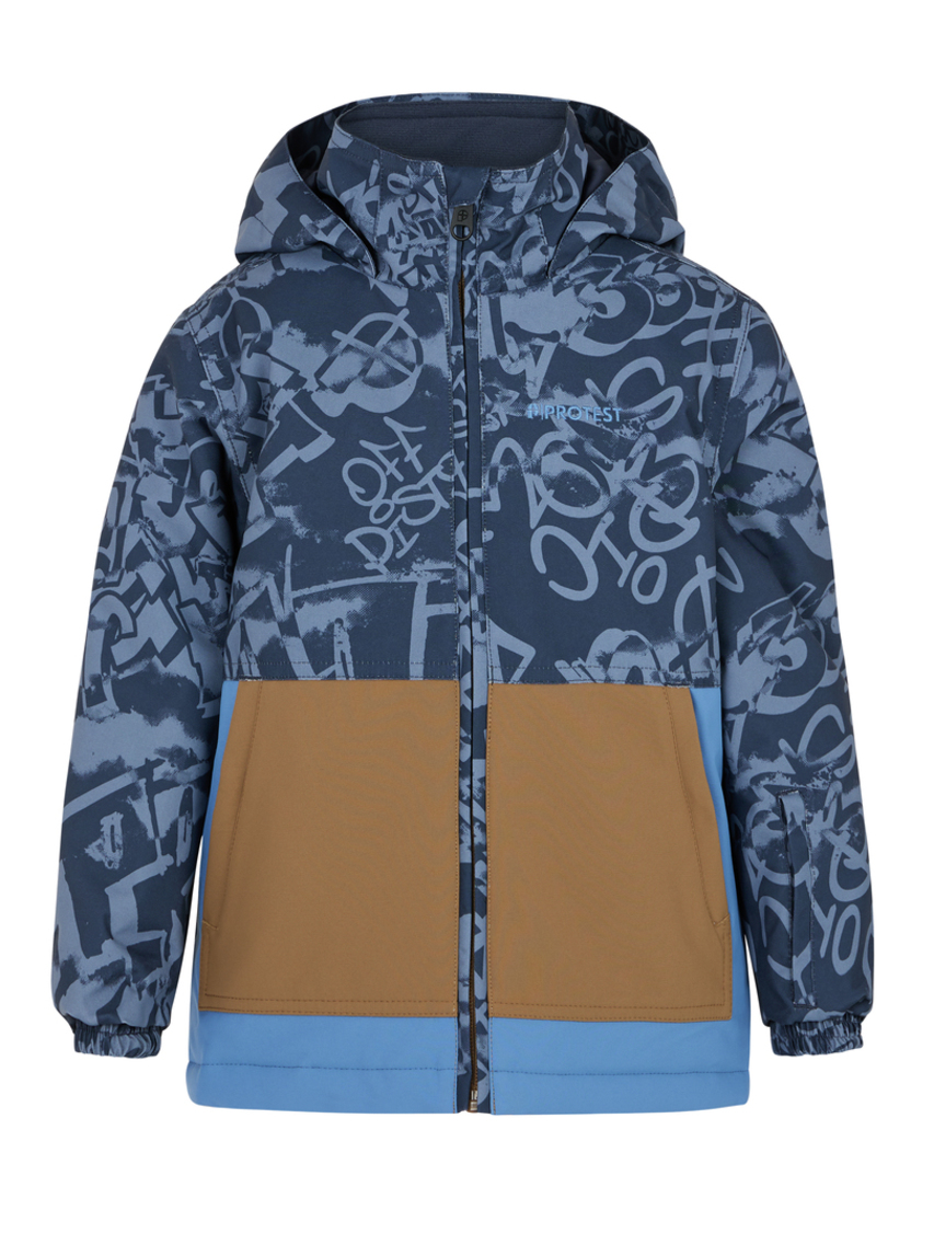 Protest Kids Prtmastor Td Snowjacket Bleu Fonce
