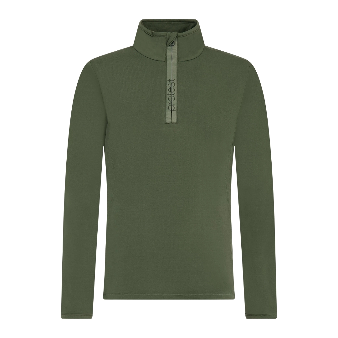 Protest Girls Refabrizoy Jr 1/4 Zip Active Top Vert Fonce |