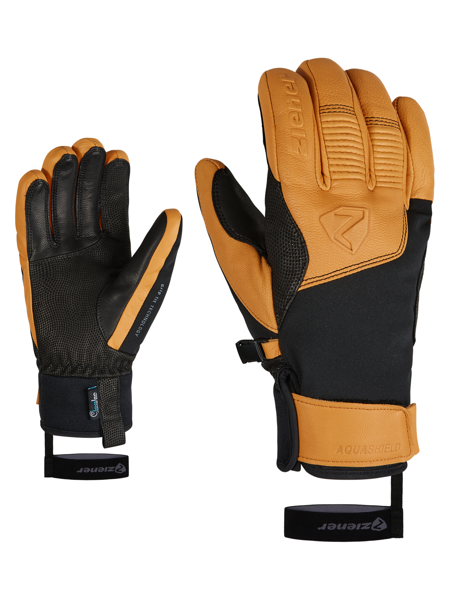 Ziener Ganzenberg AsR Aw Glove Ski Alpine Zwart