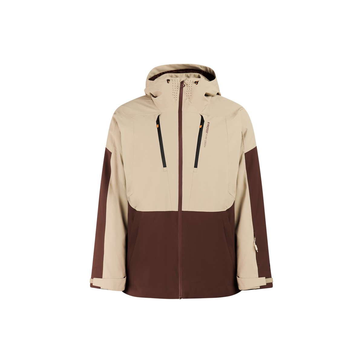 Protest Mens Prtconnor Snowjacket 204 Pecanred