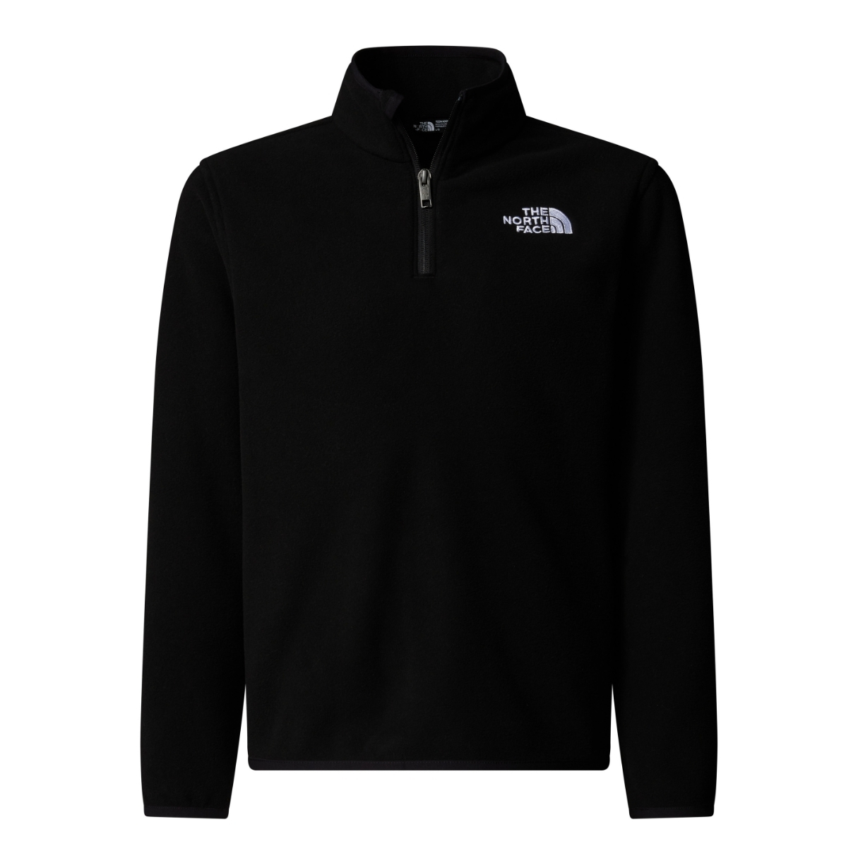The North Face Teen Glacier 1/4 Zip Pullover Zwart