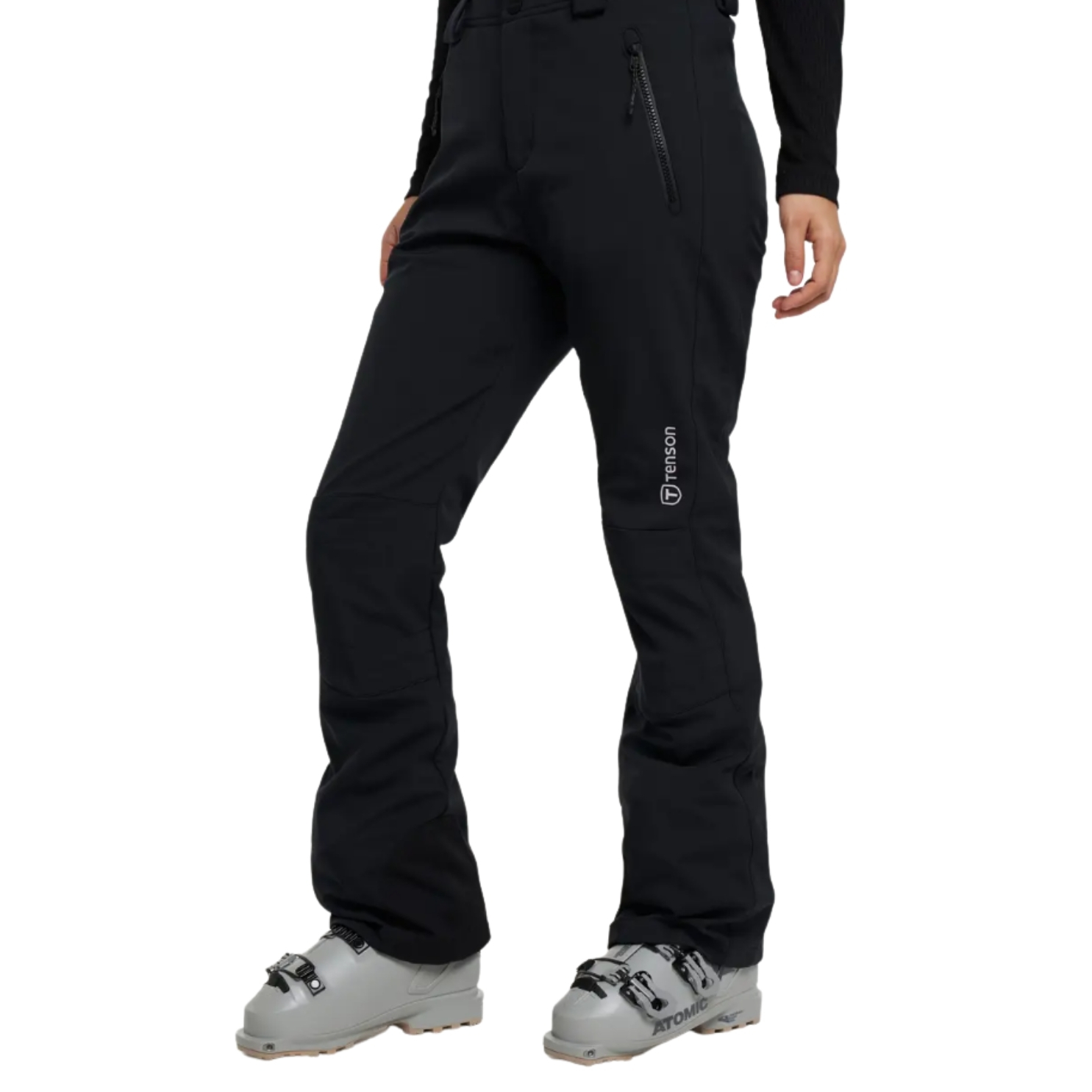 Tenson Womens Patricia Softshell Ski Pants Zwart