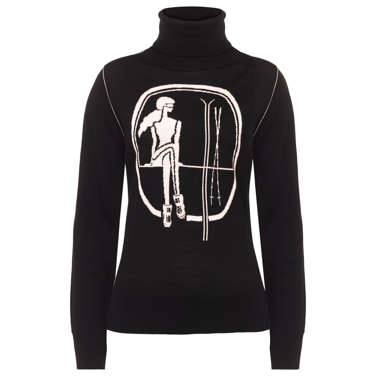 Toni Sailer Jenna Cabochon Women Knit Pullover kopie Zwart