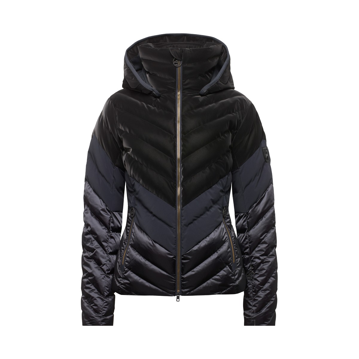 Toni Sailer Kimberly Velvet Women Ski Jacket Zwart