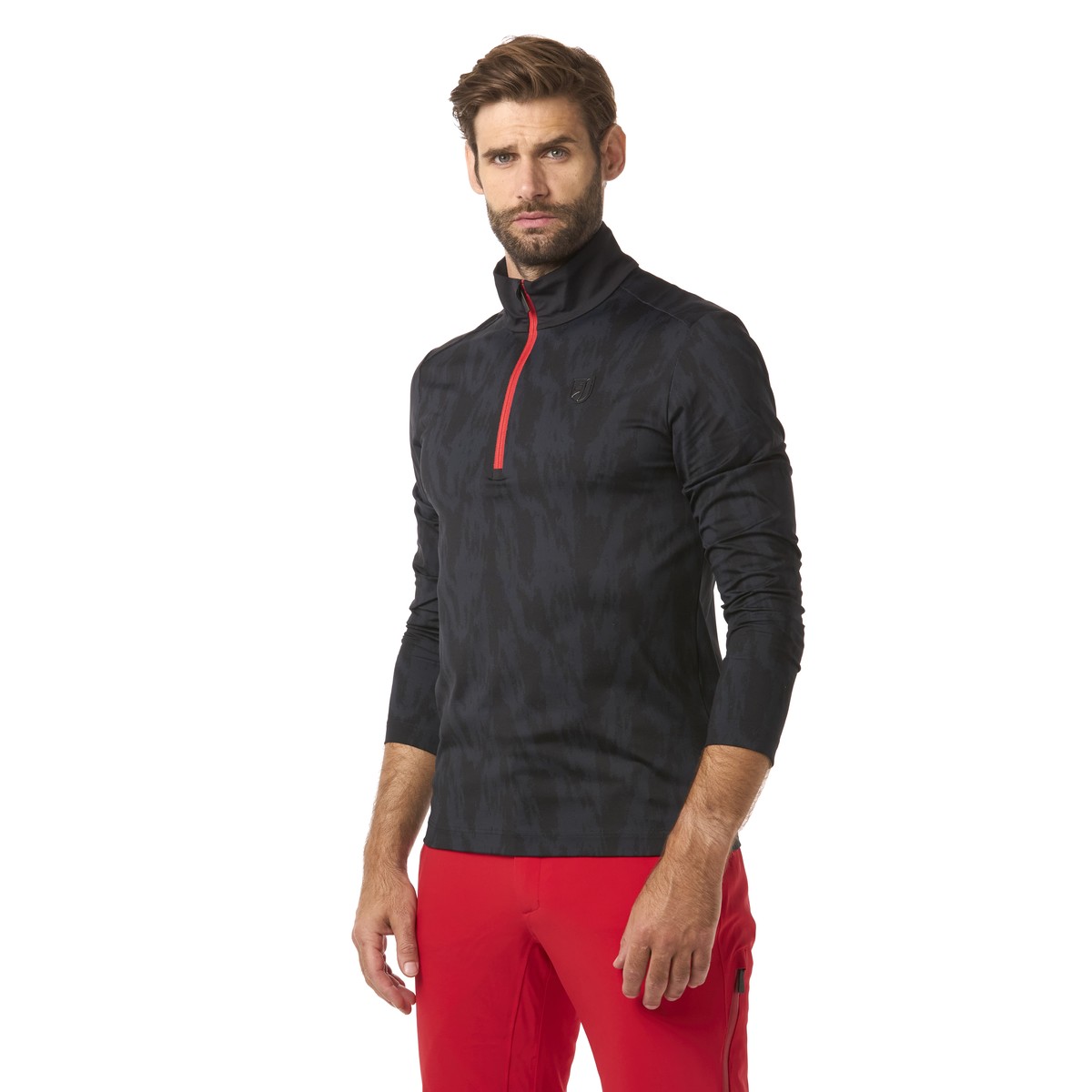 Toni Sailer Brandan Print Men First Layer Bleu Fonce | 196 Midnight