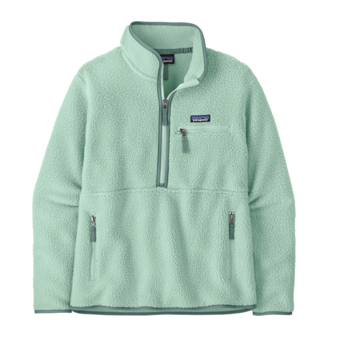 Patagonia Womens Retro Pile Marsupial Vert Menthe | Thin Ice