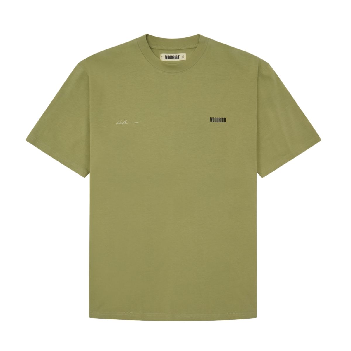 Woodbird Mens Baine Tee Vert Clair | Sage_green