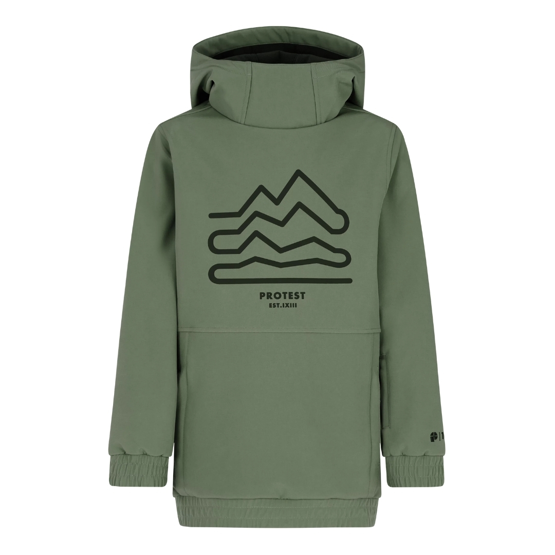 Protest Boys Prtquinz Jr Anorak Vert Fonce |