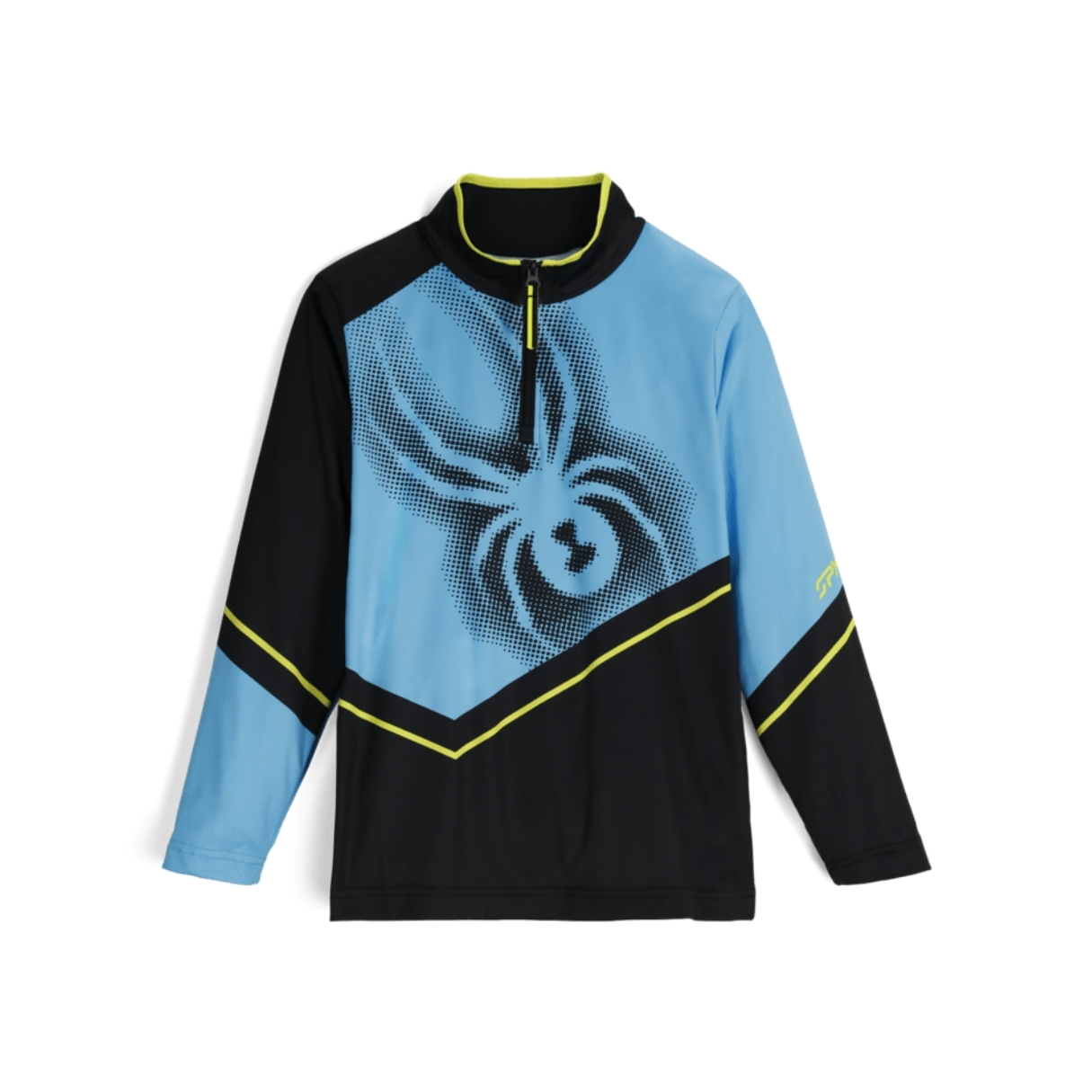 Spyder Boys Ryder 1/2 Zip Bleu |