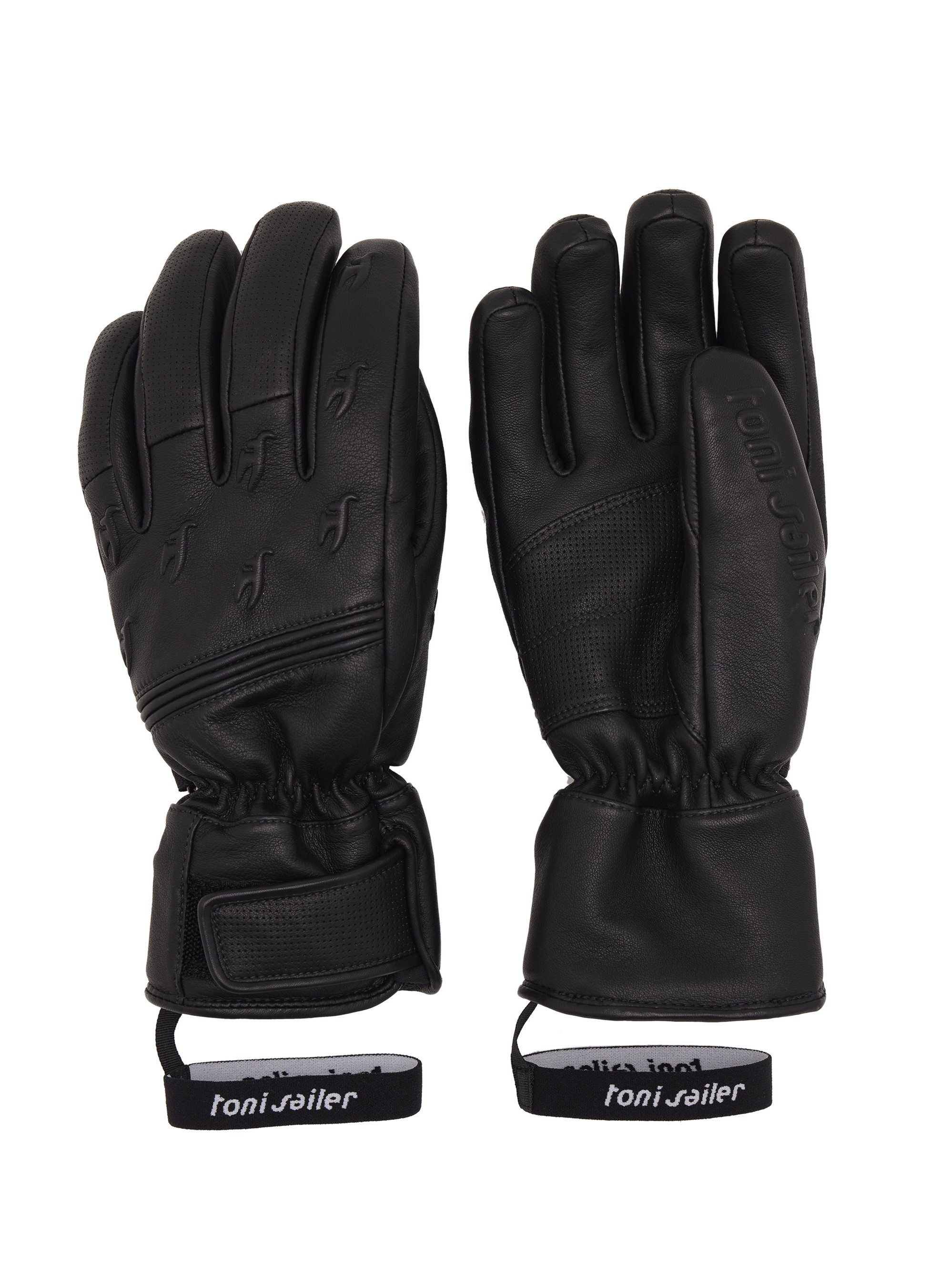 Toni Sailer Womens Judy Leather Gloves Zwart