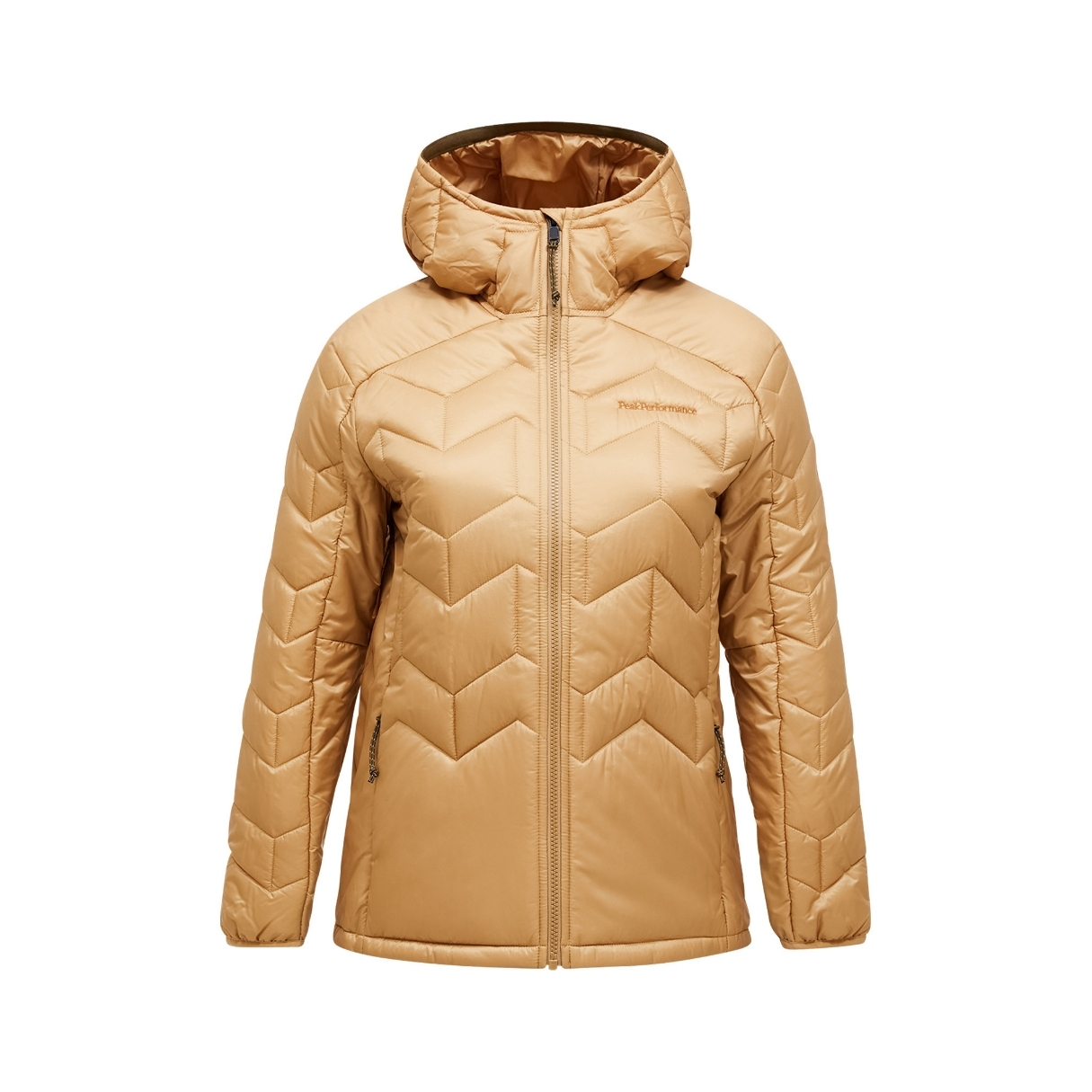 Peak Performance Womens Elevate Liner Hood Marron Clair | Sierra Sand