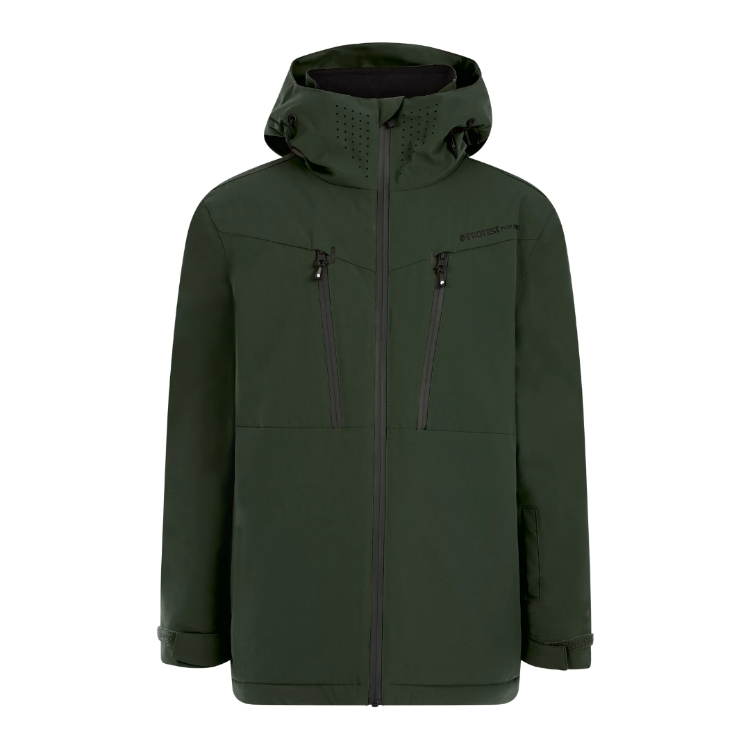 Protest Boys Prtwixan Jr Snowjacket Groen