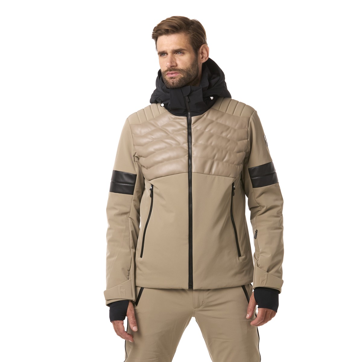 Toni Sailer Moritz Faux Leather Ski Jacket Marron | 916 Habitat