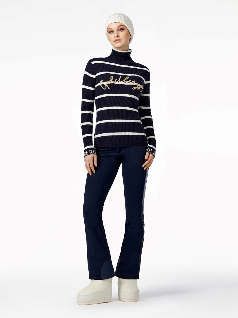 Goldbergh Womens Mimi Long Sleeve Knit Sweater