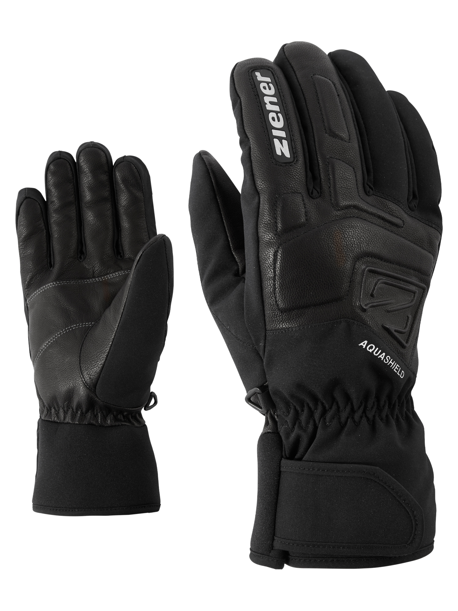 Ziener Glyxus AsR Glove Ski Alpine Zwart