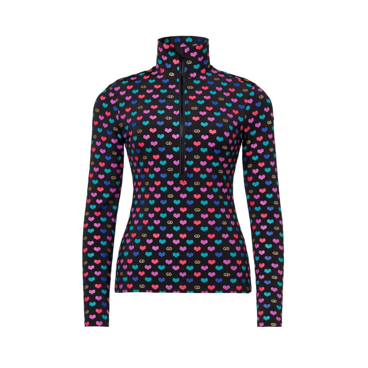 Goldbergh Womens Ski Pully Multicolore | 0025 – Cuori Maschera
