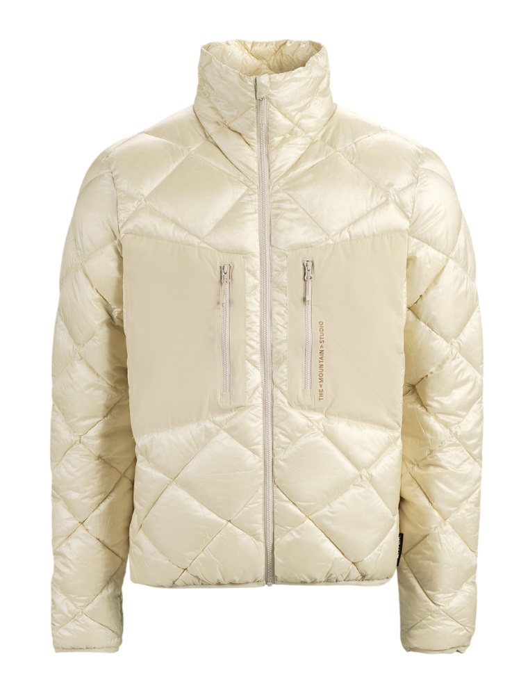 The Mountain Studio Mens Pertex Techno Down Jacket Blanc | 11 Castle Wall