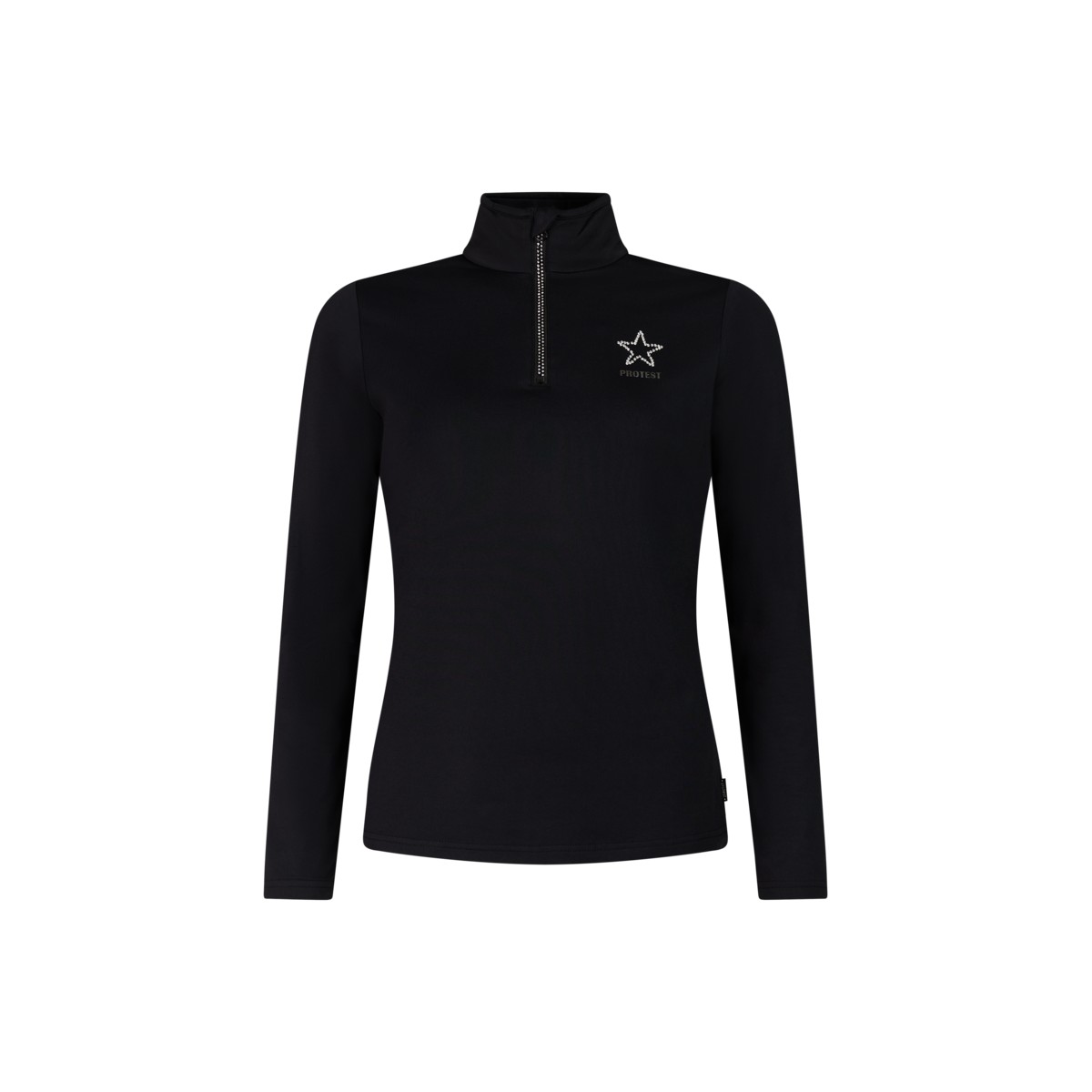Protest Womens Prtsavoy 1/4 Zip Active Top Zwart