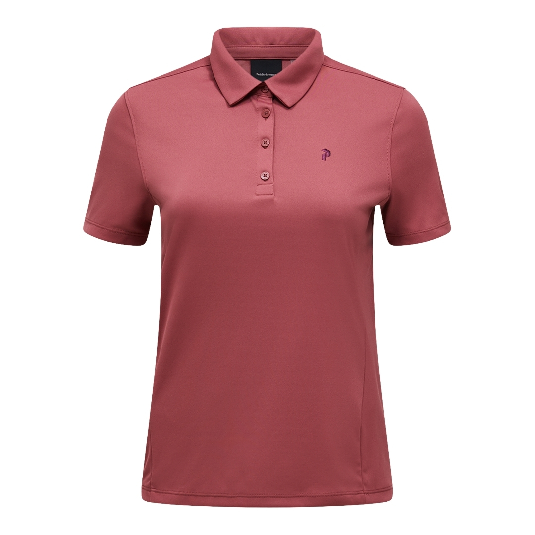 Peak Performance Womens Alta Polo Rouge | Wild Rouge