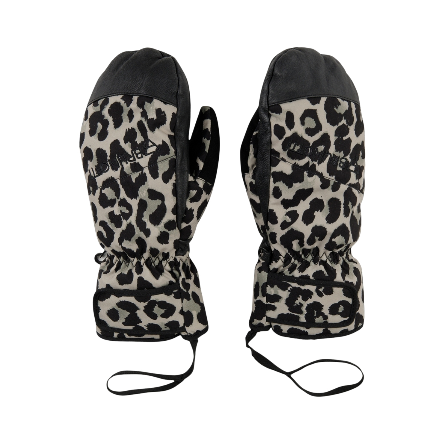 Brunotti Mittylee-Print Women Snow Gloves Dessin Noir | 1300 Wild Thing Fungi