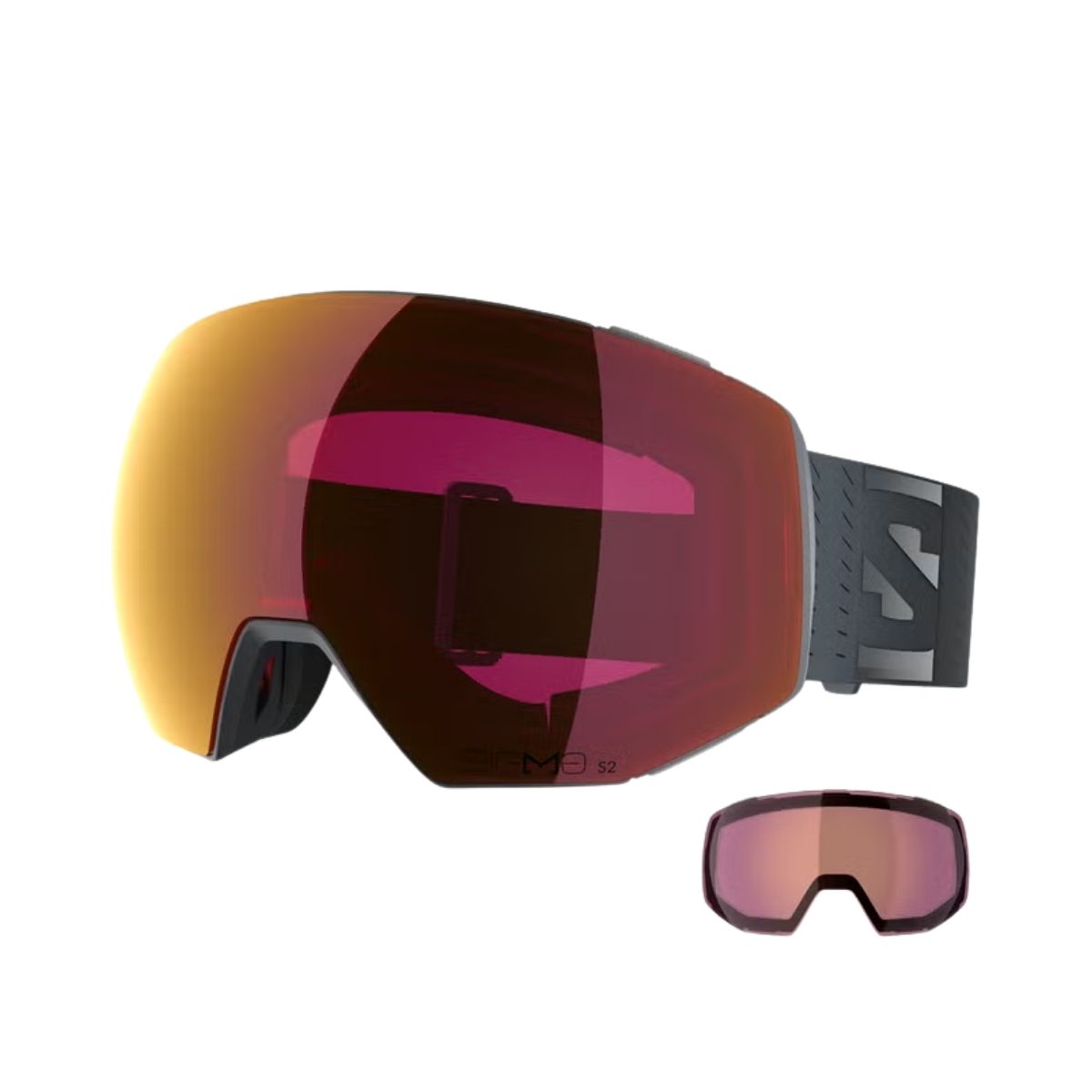 Salomon Radium Prime Sigma Ebony _ Poppy Extra Lens Blauw