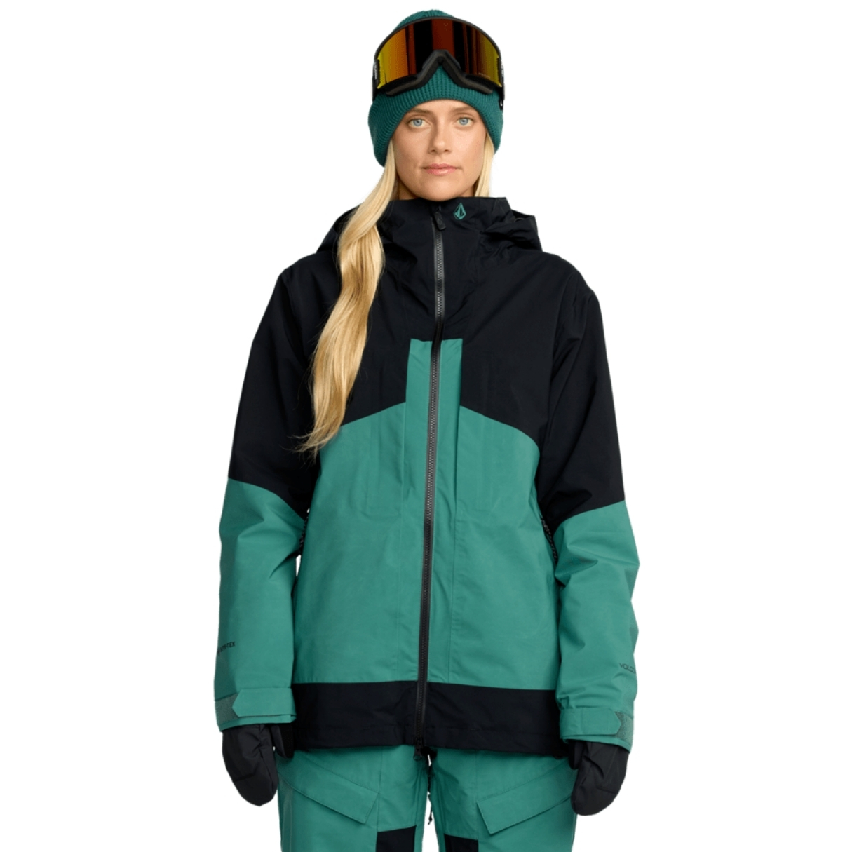 Volcom Womens At Stretch Gore-Tex Jacket Groen