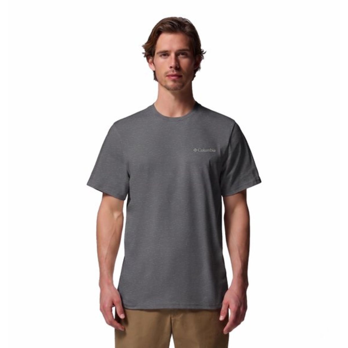 Columbia Mens CSC Outdoor Back Graphic Tee Grijs