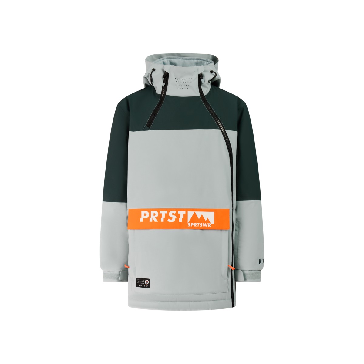 Protest Boys Prtrowan Jr Snowjacket Groen