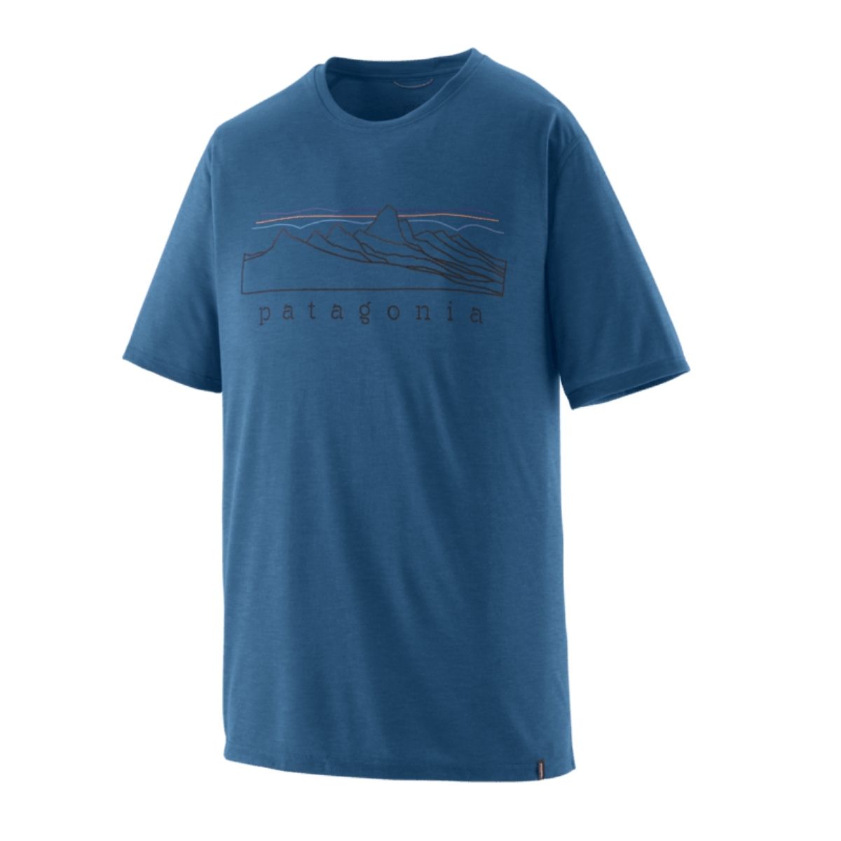 Patagonia Mens Cap Cool Trail Shirt / Stratapeaks Blauw
