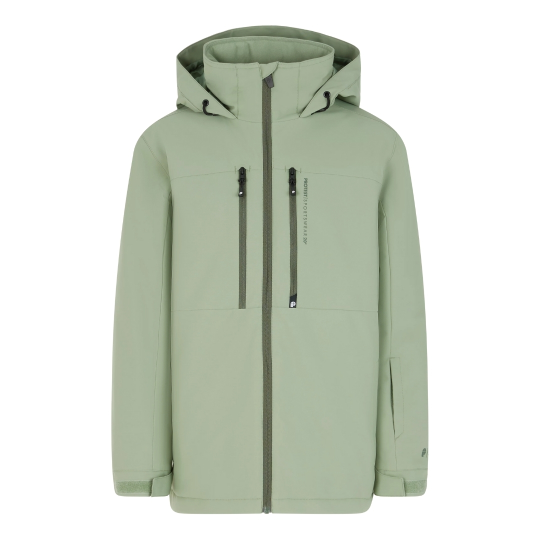 Protest Boys Prtflynty Jr Snowjacket Groen