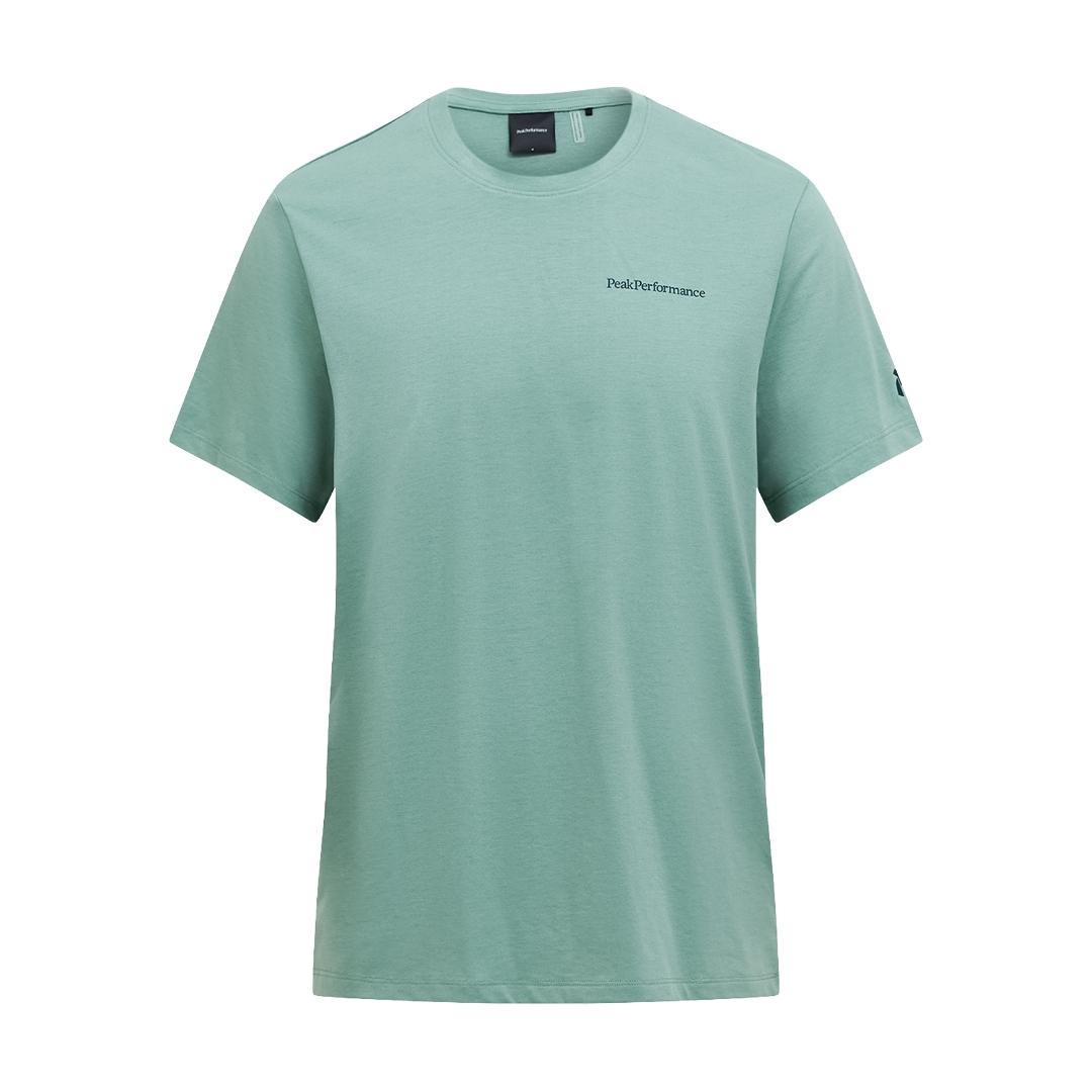 Peak Performance Mens Explore Logo Tee Groen