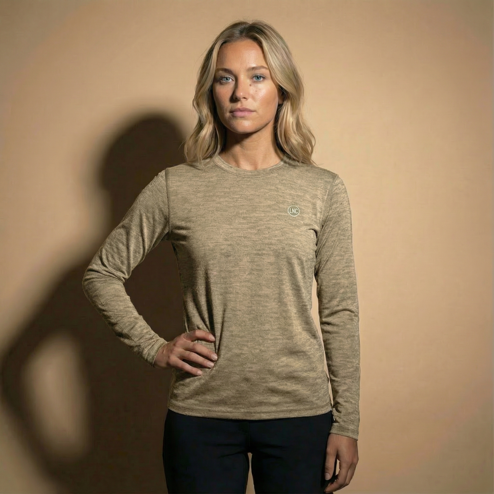 Lynce Womens Premium Merino Long Sleeve Goud