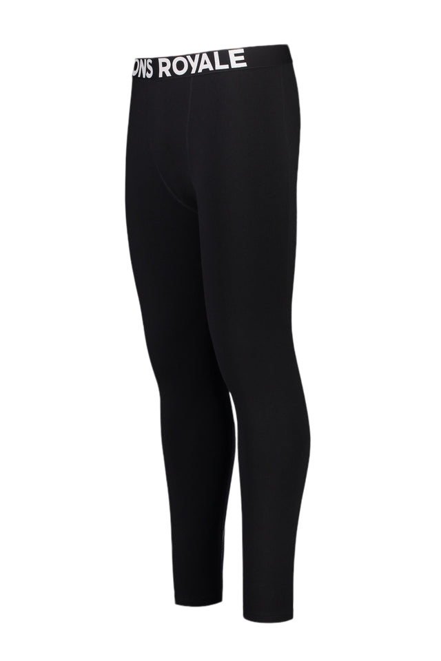 Mons Royale Mens Olympus Merino Base Layer Legging Zwart