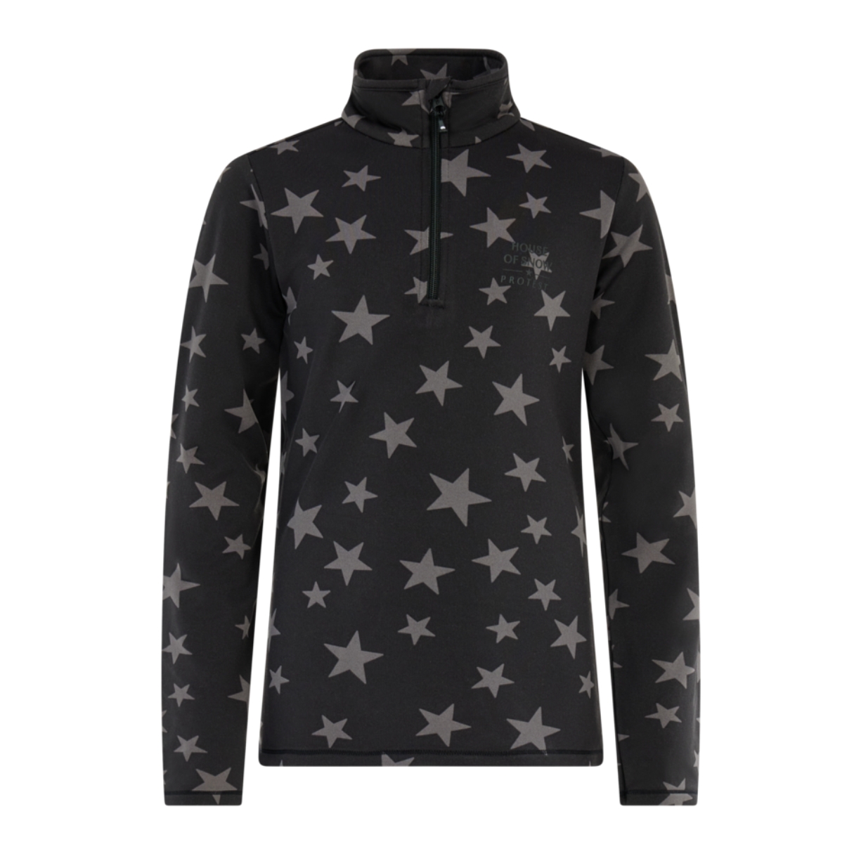 Protest Girls Prtxray Jr 1/4 Zip Active Top Zwart