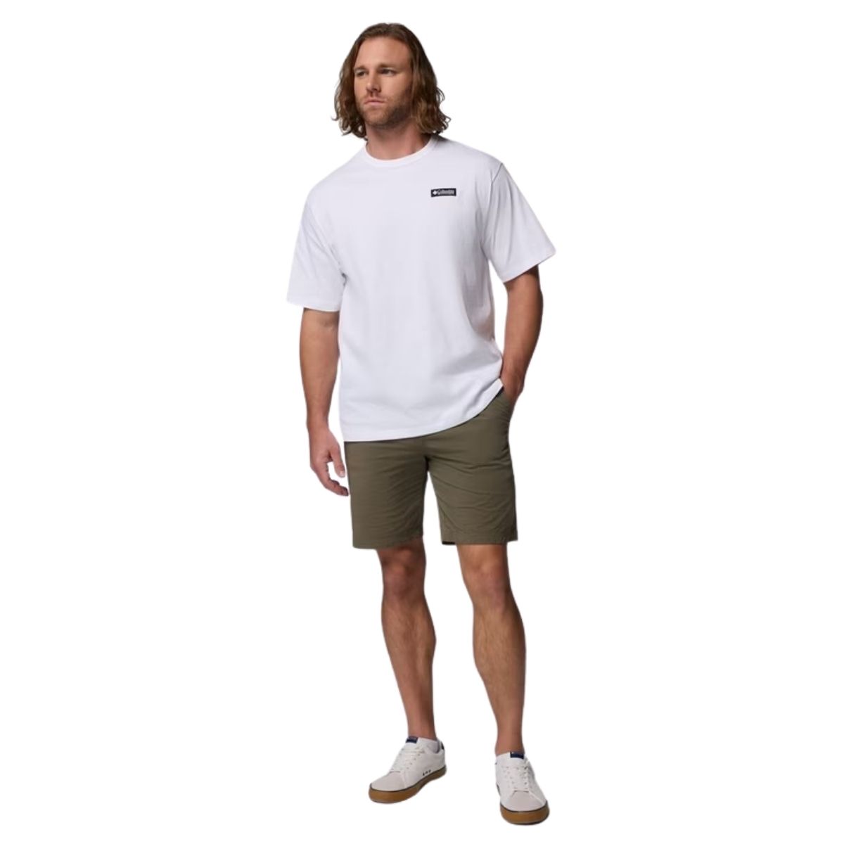 Columbia Mens CSC Heavyweight Iconic Tee Wit