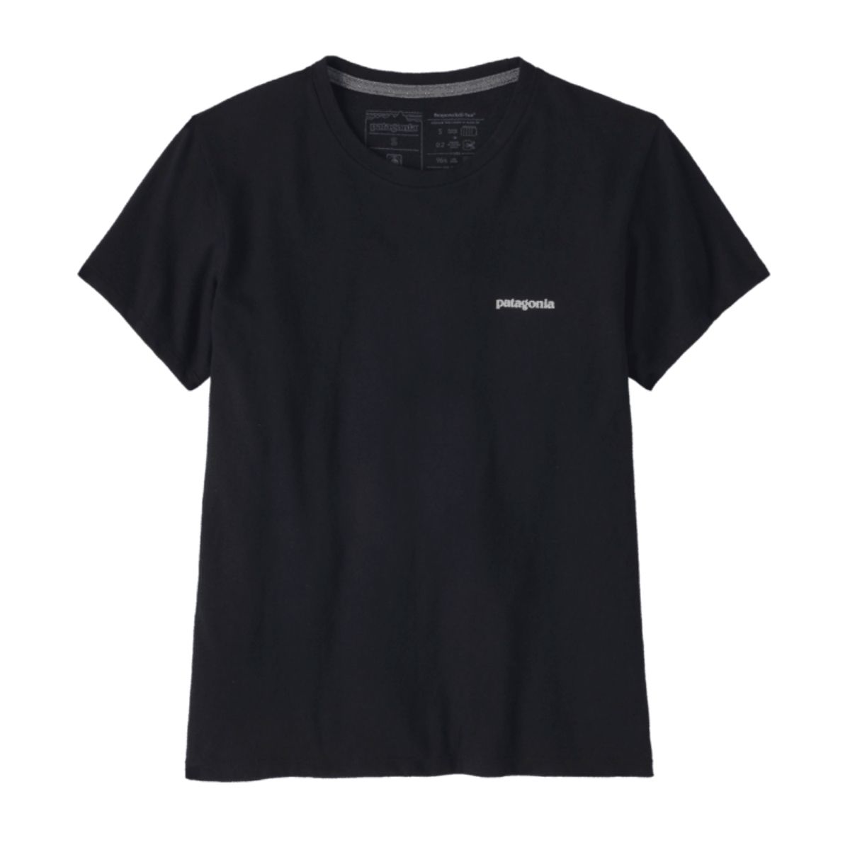 Patagonia Womens P/6 Logo Responsibili/Tee Zwart