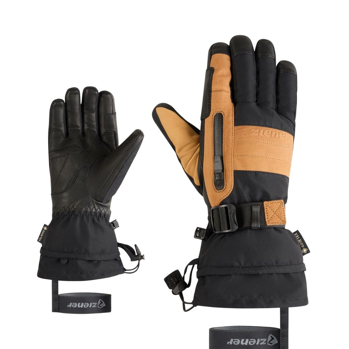 Ziener Glorios-Z Gtx Gore Plus Warm Glove Zwart