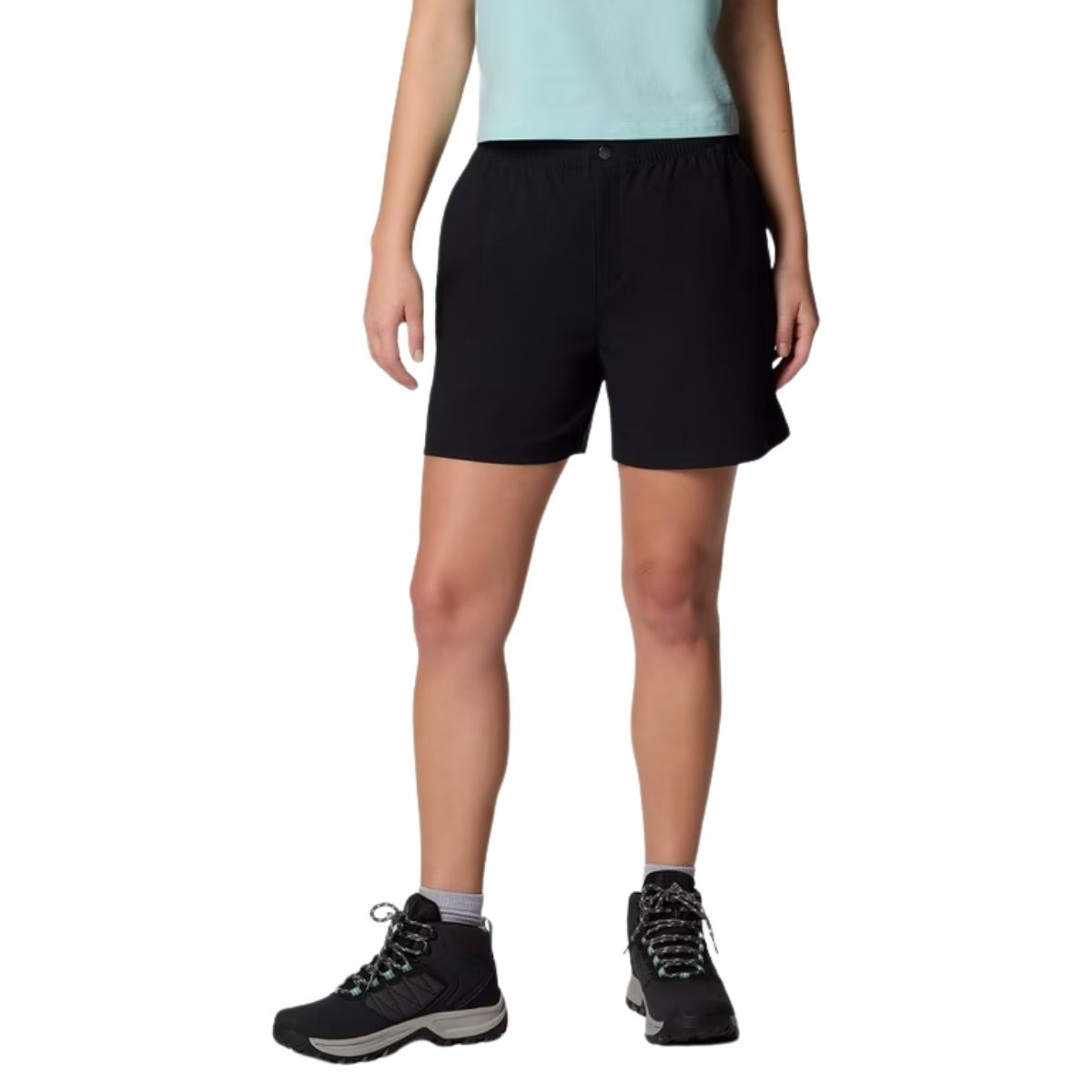 Columbia Womens Cedar Crest Short 5 Zwart