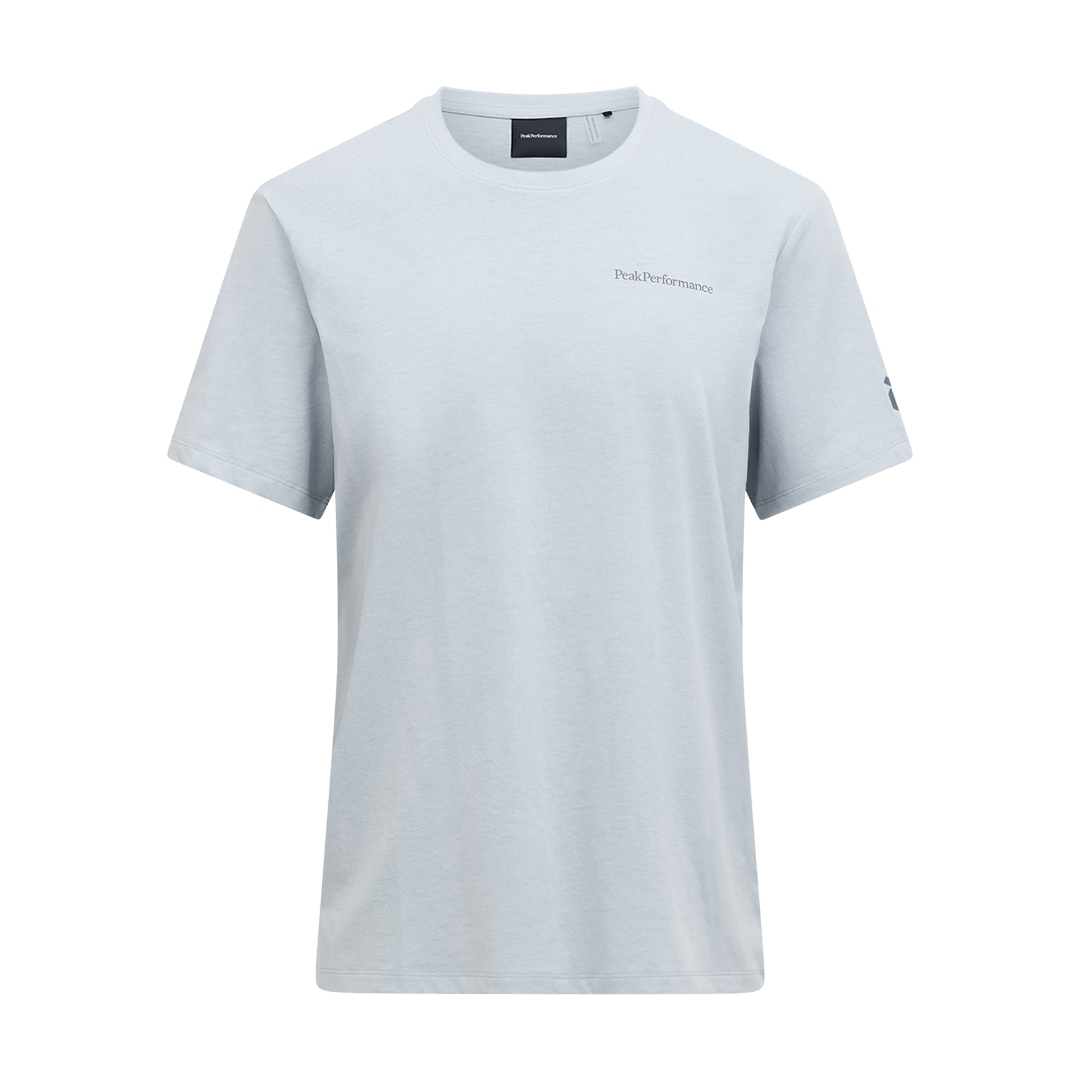 Peak Performance Mens Explore Logo Tee Gris | Summit Smoke