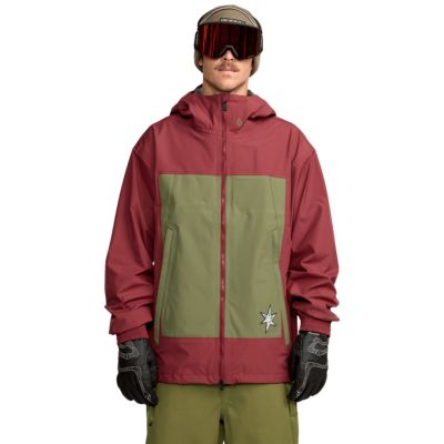 Volcom Mens Brighton Full Zip Jacket | Military | XL | 198433064659
