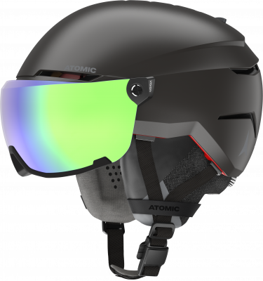 Atomic, Unisex-Skihelm, SAVOR VISOR STEREO, Gr. M (55-59 cm), Weiß